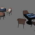 Mahjong Table 3d model
