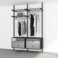 Modern Clothes Hanger Coat Rack Storage Hanger Hanger Hanger 3d model