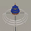 Chinese-style Temple of Heaven Pavilion 3d model