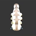 Modern Game Character Bison Cartoon Bison 3d model