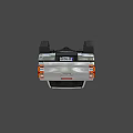 Silver Toyota Pickup Truck Double Cab Modern Design With Alloy Wheels And Front Grille
