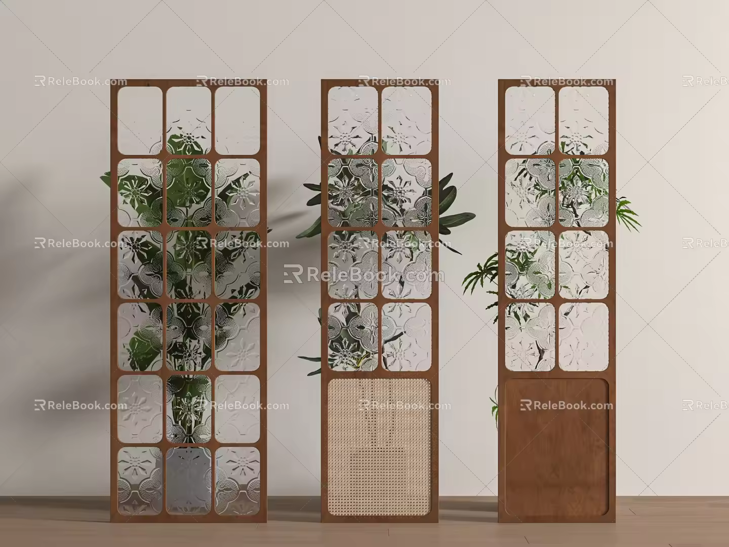 Middle ancient partition Middle ancient wind partition 3d model