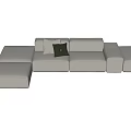 Modern Multiplayer Sofa 3d model
