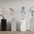 Floor Crystal Ornaments 3d model
