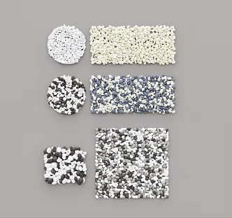 Pebbles Paving Stone Paving Landscape Stone Gravel Stone 3d model