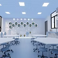 Science Popularization Classroom Science Popularization Classroom for Primary and Middle School Students Science and Technology Classroom Laboratory 3d model