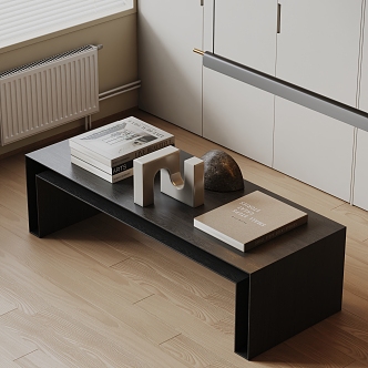 Modern bench 3d model