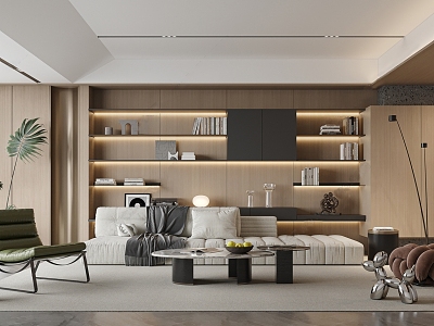 Modern living room model