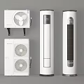 Modern Air Conditioner Air Conditioner External Air Conditioner Vertical Air Conditioner 3d model