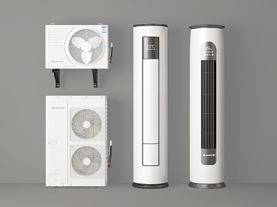 Modern Air Conditioner Air Conditioner External Air Conditioner Vertical Air Conditioner 3d model