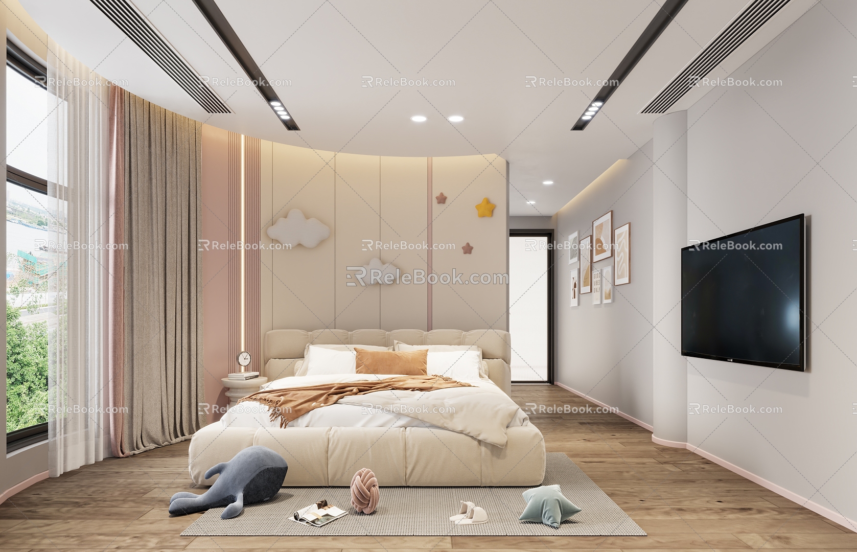 Daughter Room Big Chart 3d model