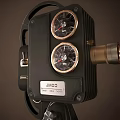 Retro Projector Retro Old Equipment Projector Old Object 8090 s 3d model