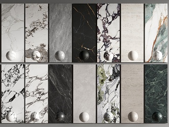 Stone Wall Panel Marble Background Wall Tile Wall Trim Panel 3d model