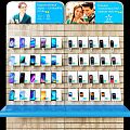 Mobile Phone Store Display Cabinet 3d model