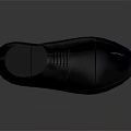Gray Leather Lace Up Formal Shoes With Classic Business Design Style