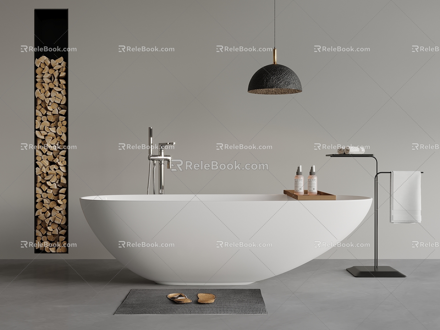 Bathtub Tub Integrated Bathtub Independent Bathtub 3d model