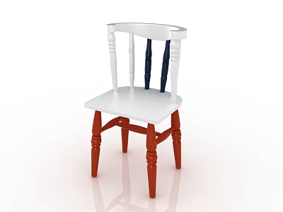 Jane European Dining Chair 3d model