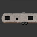 Modern RV Camper Car Camper Car Camper Trailer 3d model