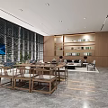 Modern office space 3d model