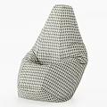 Comfortable Brown Leather Bean Bag Chair with Cozy Design and Various Color Options