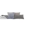 Modern Decorative Throw Pillows In Blue Gray And Beige With Textured Patterns