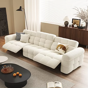 Sofa coffee table combination 3d model