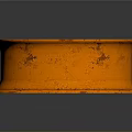 Orange Car Wheel Rim Design With Multiple Spokes And 3D Rendered Finish