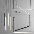 Modern Lake Pendant Light Collection Featuring Sleek Linear Designs And Contemporary Styles