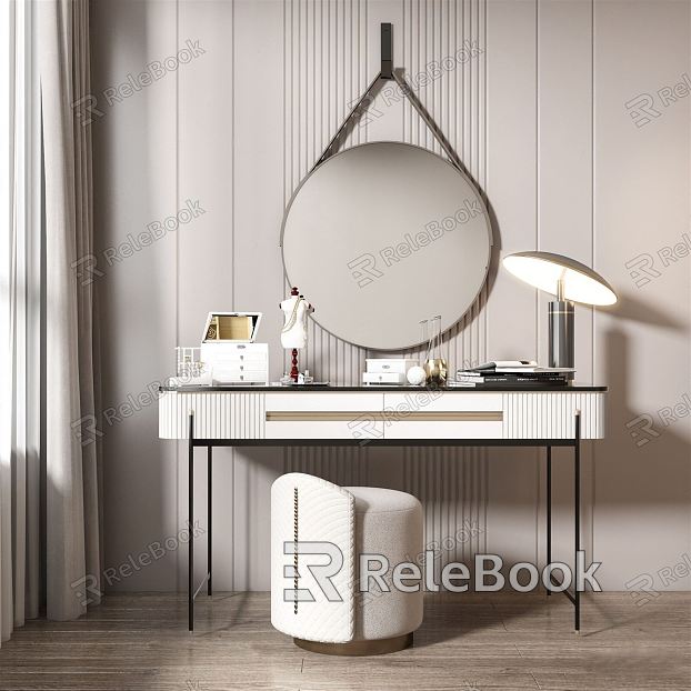 Light Luxury Dressing Table model