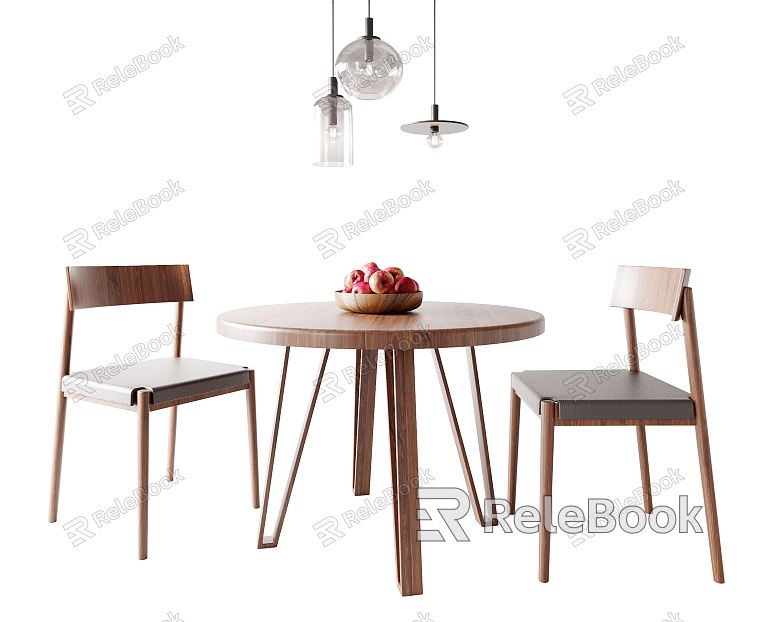 Modern Dining Table and Chair Combination Dining Table and Chair model