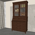 American Bookcase 3d model