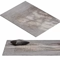 modern square carpet 3d model