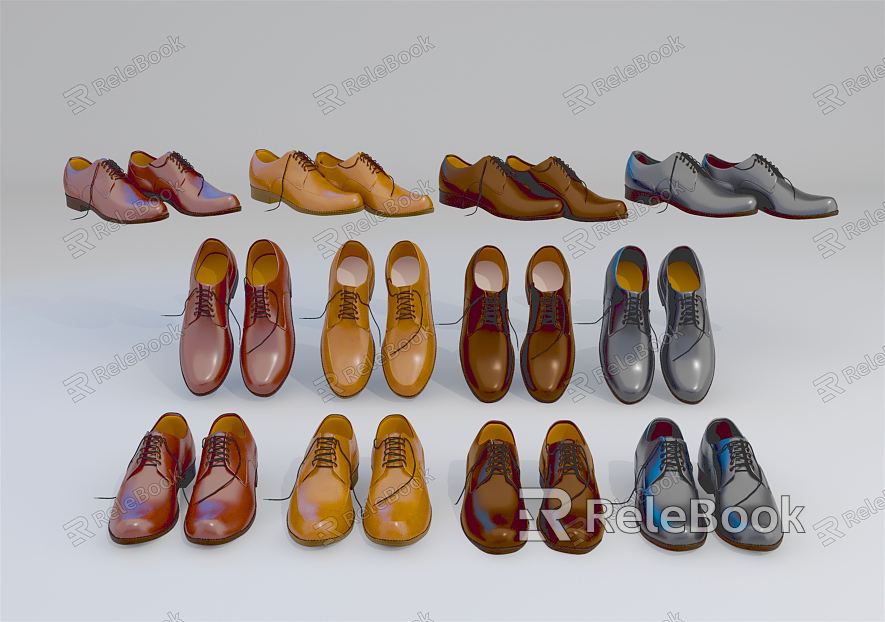 Modern Leather Shoes Casual Leather Shoes model