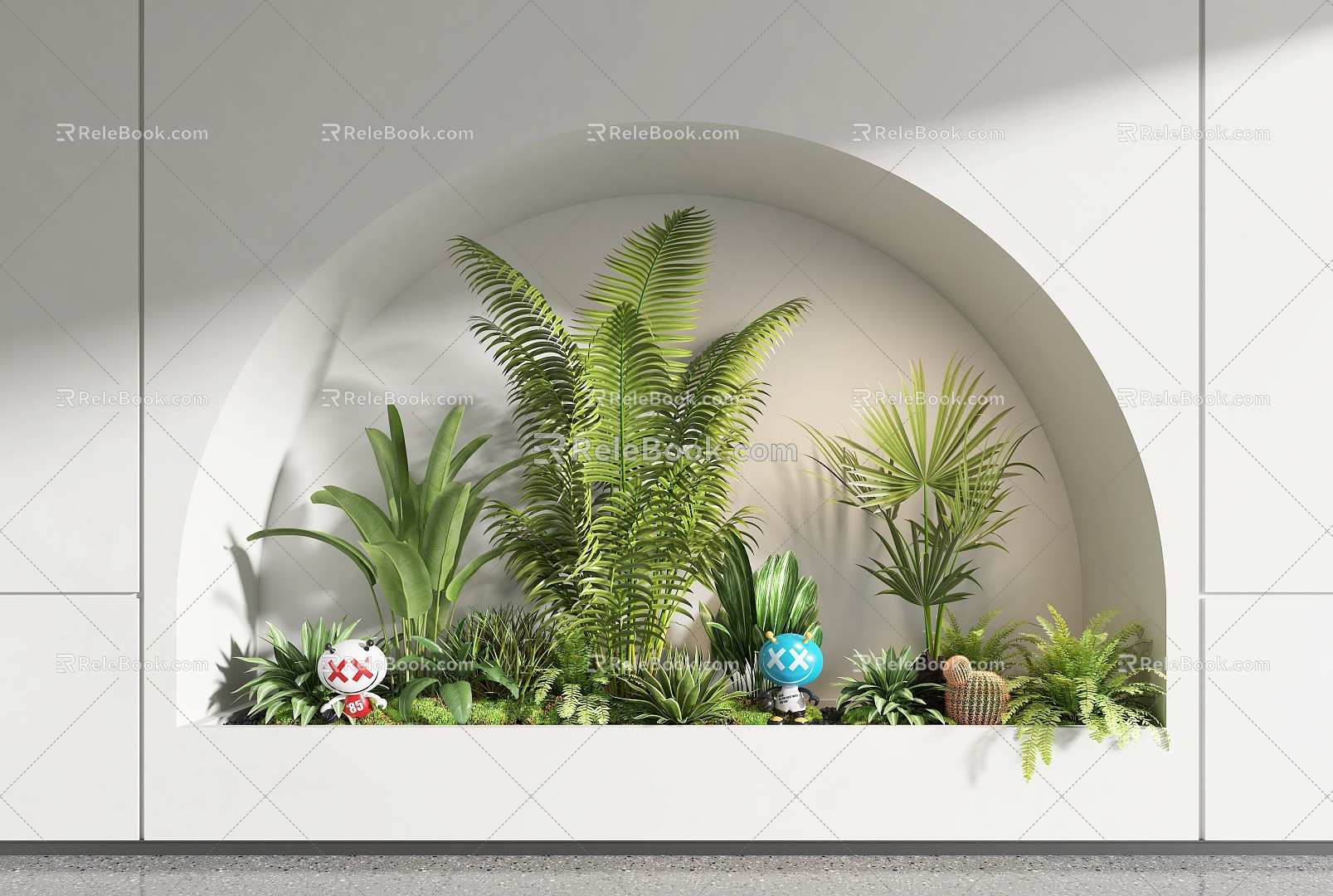 Indoor Landscape Landscaping Landscape Landscaping Landscape Plants 3d model