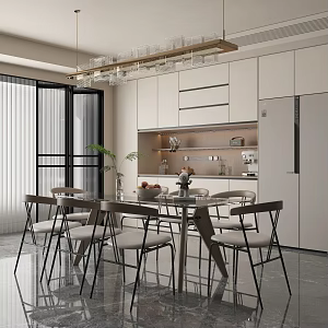 Modern Restaurant 3d model