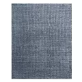 Blue Square Rug With Distressed Woven Texture For Modern Interior Design 3d model