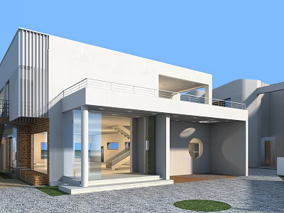 modern architecture 3d model