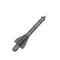 Advanced Tactical Missile Design With Aerodynamic Fins And Warhead Section