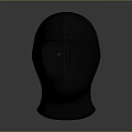 Gray Knitted Balaclava With Simple Design For Warm Stylish Comfortable Daily Wear
