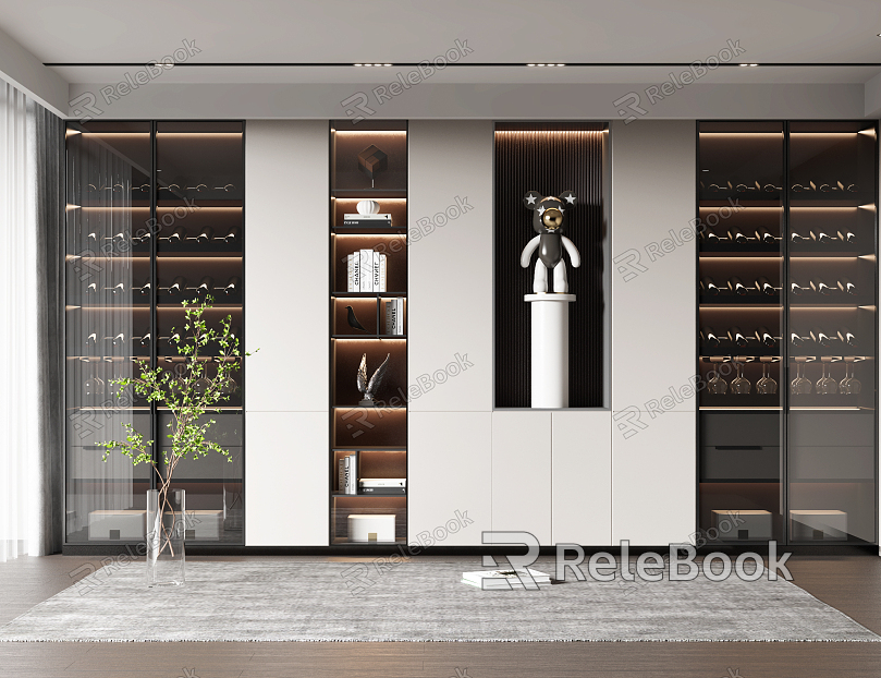 Modern Wine Cabinet model