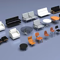 Leisure Sofa Set With Various Styles Colors Matching Chairs And Coffee Tables