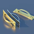 Door handle hardware 3d model