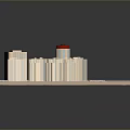 Modern Residential Complex With High Rise Buildings Green Park And Water Features