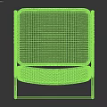 Modern Wicker Leisure Chair With Metal Frame And Comfortable Seating