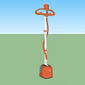 Orange Vertical Garment Steamers Essential Household Appliances For Home Use