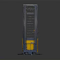 Industrial Hydraulic Forklift With Yellow Blue Body Lifting Mast Control Handle And Base Plate