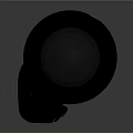 Professional Black Camera Lens With Red Ring And Focal Length Markings For Photography