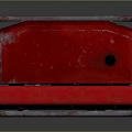 Red Master ELECTRO Industrial Generator With Metal Frame And Power Outlets