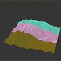 Geography, topography, mountain shape, ridge, ridge, valley, mountain range, canyon, geomorphology, mountain peak, mountain body 3d model