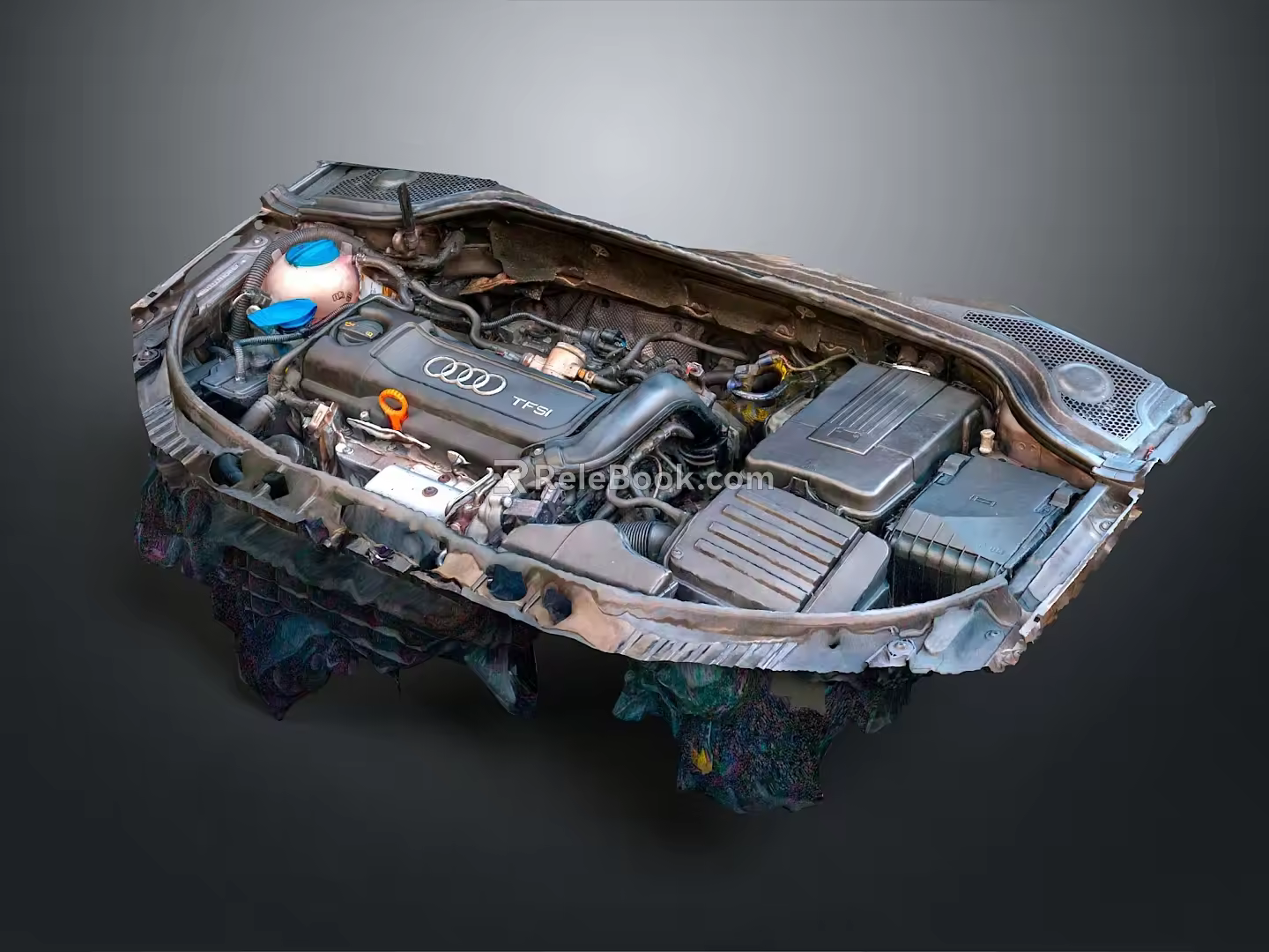 Modern Engine Racing Engine Racing Engine Car Engine 3d model